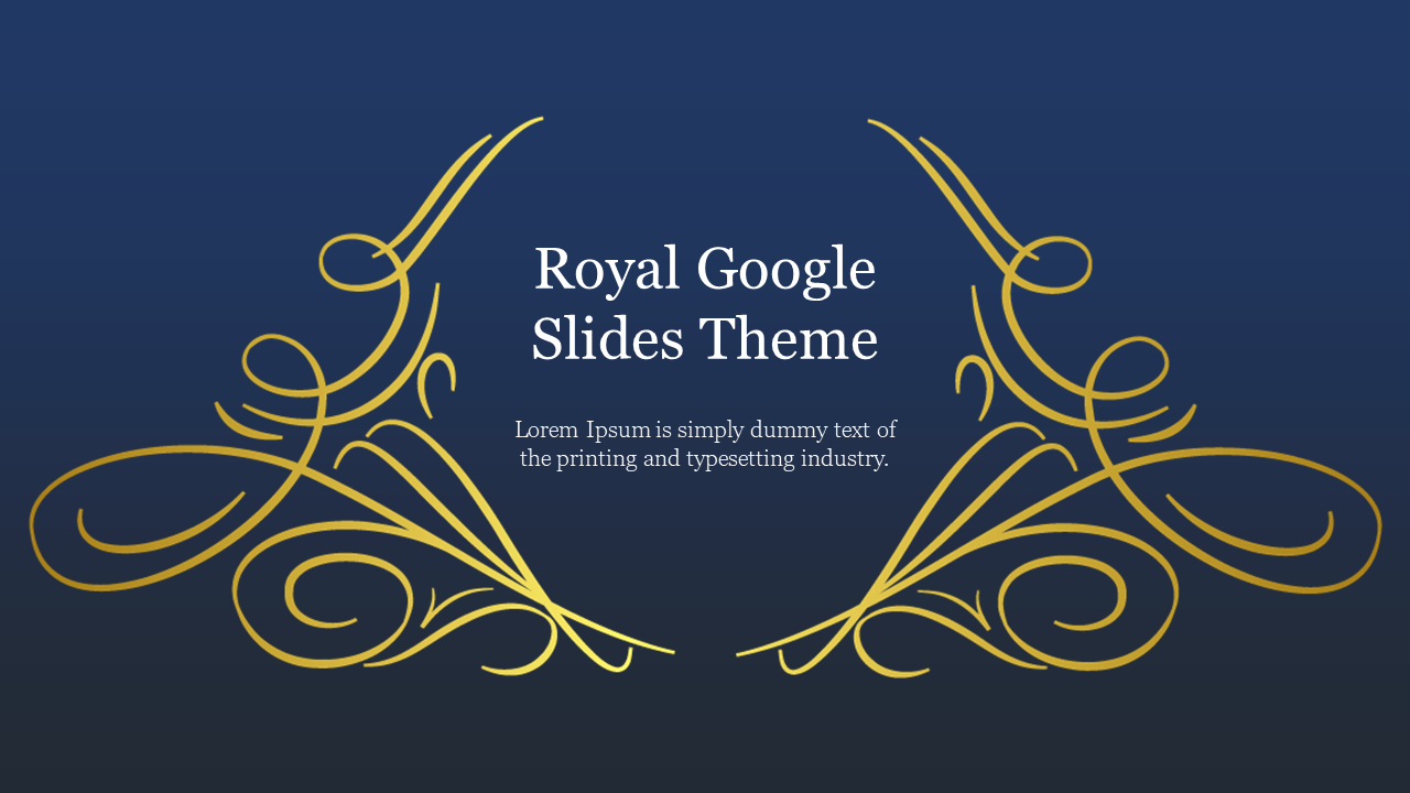 Royal Google Slides Theme